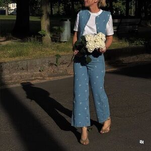 sezane abbyna vest size 36